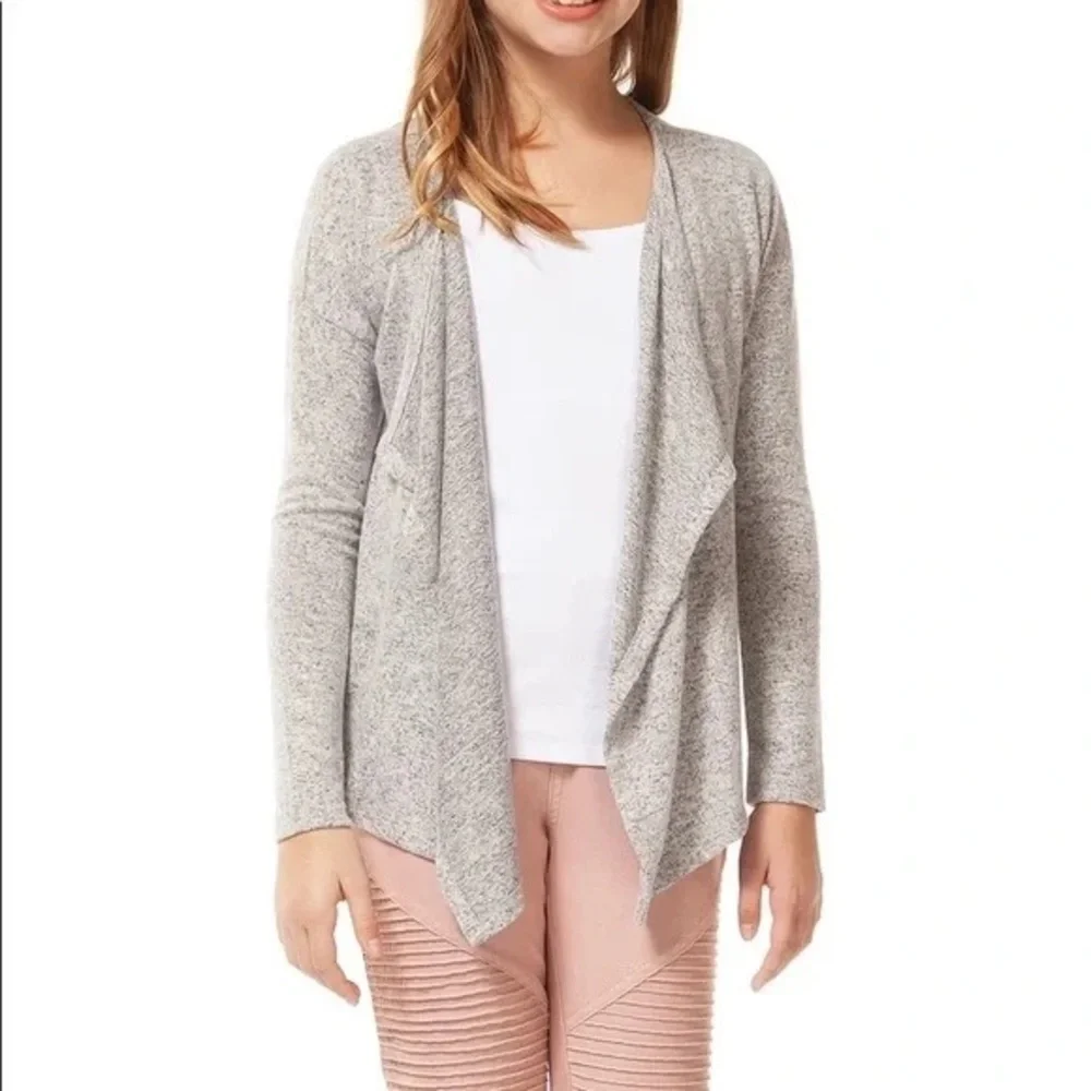 GAP Girl’s Heather Gray Open Cardigan